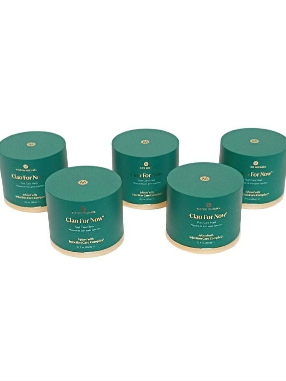Lot of 5 Viktor Michael Ciao For Now Post Injection Care Masks 1.7oz NEW